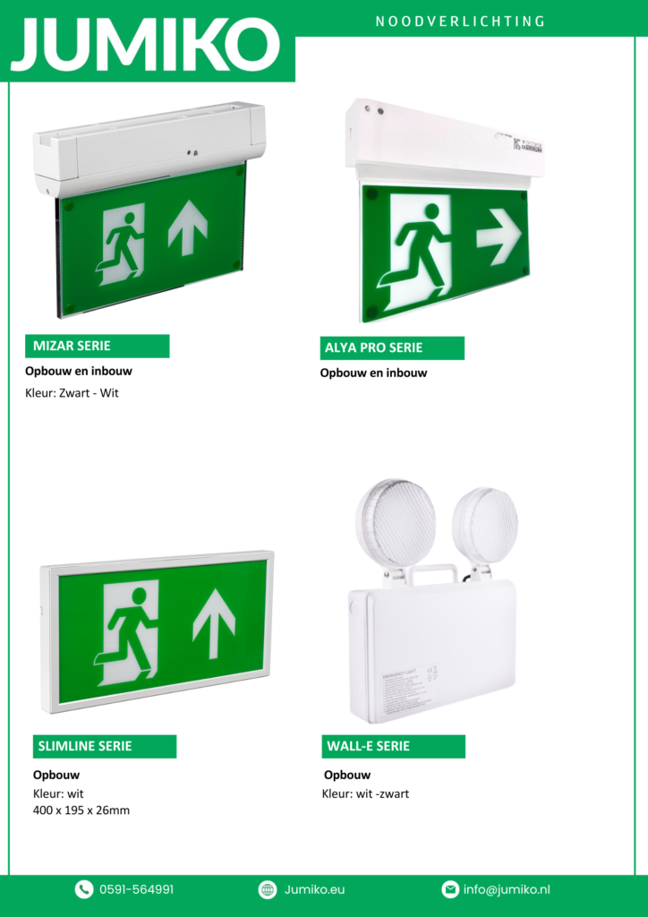 Alle Noodverlichting Jumiko